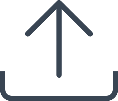 Siyah ve Beyaz Logo Simgesi PNG Biçimini Yükle. Web Sitesi Düğmesi, Mobil Uygulama Arayüzü, Dosya Aktarımı, Belge Paylaşımı, Bulut Depolama ve Veri Yedekleme için Minimalist Düz Tasarımlı Tek Renkli Ok Gönderme İşareti Grafiksel Elemanı