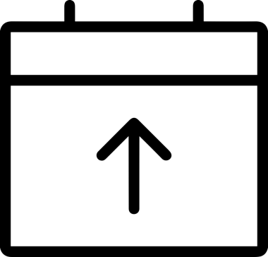 Siyah ve Beyaz Logo Simgesi PNG Biçimini Yükle. Web Sitesi Düğmesi, Mobil Uygulama Arayüzü, Dosya Aktarımı, Belge Paylaşımı, Bulut Depolama ve Veri Yedekleme için Minimalist Düz Tasarımlı Tek Renkli Ok Gönderme İşareti Grafiksel Elemanı