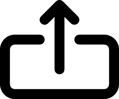 Siyah ve Beyaz Logo Simgesi PNG Biçimini Yükle. Web Sitesi Düğmesi, Mobil Uygulama Arayüzü, Dosya Aktarımı, Belge Paylaşımı, Bulut Depolama ve Veri Yedekleme için Minimalist Düz Tasarımlı Tek Renkli Ok Gönderme İşareti Grafiksel Elemanı