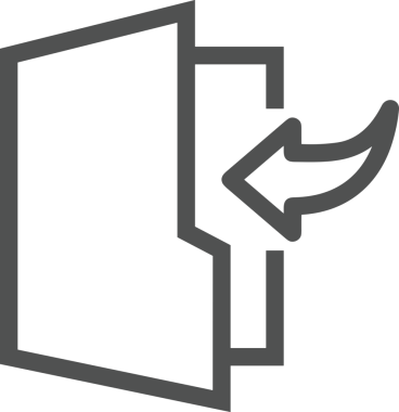 Siyah ve Beyaz Logo Simgesi PNG Biçimini Yükle. Web Sitesi Düğmesi, Mobil Uygulama Arayüzü, Dosya Aktarımı, Belge Paylaşımı, Bulut Depolama ve Veri Yedekleme için Minimalist Düz Tasarımlı Tek Renkli Ok Gönderme İşareti Grafiksel Elemanı