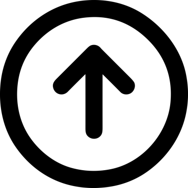 Siyah ve Beyaz Logo Simgesi PNG Biçimini Yükle. Web Sitesi Düğmesi, Mobil Uygulama Arayüzü, Dosya Aktarımı, Belge Paylaşımı, Bulut Depolama ve Veri Yedekleme için Minimalist Düz Tasarımlı Tek Renkli Ok Gönderme İşareti Grafiksel Elemanı