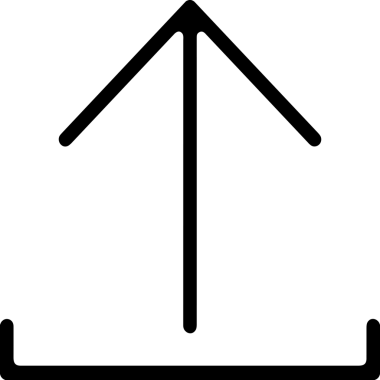 Siyah ve Beyaz Logo Simgesi PNG Biçimini Yükle. Web Sitesi Düğmesi, Mobil Uygulama Arayüzü, Dosya Aktarımı, Belge Paylaşımı, Bulut Depolama ve Veri Yedekleme için Minimalist Düz Tasarımlı Tek Renkli Ok Gönderme İşareti Grafiksel Elemanı