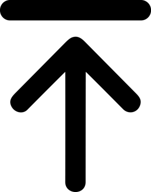 Siyah ve Beyaz Logo Simgesi PNG Biçimini Yükle. Web Sitesi Düğmesi, Mobil Uygulama Arayüzü, Dosya Aktarımı, Belge Paylaşımı, Bulut Depolama ve Veri Yedekleme için Minimalist Düz Tasarımlı Tek Renkli Ok Gönderme İşareti Grafiksel Elemanı