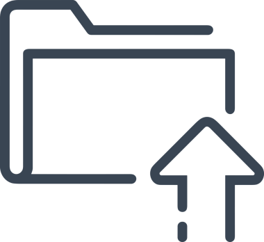 Siyah ve Beyaz Logo Simgesi PNG Biçimini Yükle. Web Sitesi Düğmesi, Mobil Uygulama Arayüzü, Dosya Aktarımı, Belge Paylaşımı, Bulut Depolama ve Veri Yedekleme için Minimalist Düz Tasarımlı Tek Renkli Ok Gönderme İşareti Grafiksel Elemanı