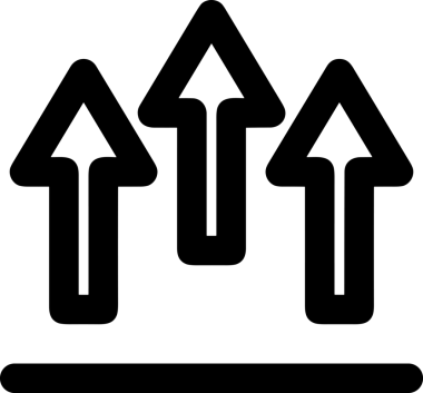 Siyah ve Beyaz Logo Simgesi PNG Biçimini Yükle. Web Sitesi Düğmesi, Mobil Uygulama Arayüzü, Dosya Aktarımı, Belge Paylaşımı, Bulut Depolama ve Veri Yedekleme için Minimalist Düz Tasarımlı Tek Renkli Ok Gönderme İşareti Grafiksel Elemanı