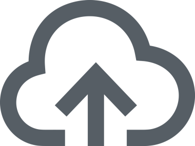 Siyah ve Beyaz Logo Simgesi PNG Biçimini Yükle. Web Sitesi Düğmesi, Mobil Uygulama Arayüzü, Dosya Aktarımı, Belge Paylaşımı, Bulut Depolama ve Veri Yedekleme için Minimalist Düz Tasarımlı Tek Renkli Ok Gönderme İşareti Grafiksel Elemanı