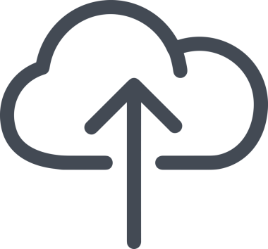 Siyah ve Beyaz Logo Simgesi PNG Biçimini Yükle. Web Sitesi Düğmesi, Mobil Uygulama Arayüzü, Dosya Aktarımı, Belge Paylaşımı, Bulut Depolama ve Veri Yedekleme için Minimalist Düz Tasarımlı Tek Renkli Ok Gönderme İşareti Grafiksel Elemanı