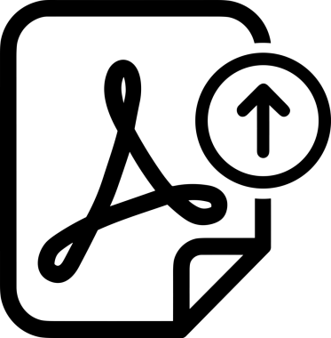 Siyah ve Beyaz Logo Simgesi PNG Biçimini Yükle. Web Sitesi Düğmesi, Mobil Uygulama Arayüzü, Dosya Aktarımı, Belge Paylaşımı, Bulut Depolama ve Veri Yedekleme için Minimalist Düz Tasarımlı Tek Renkli Ok Gönderme İşareti Grafiksel Elemanı