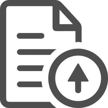 Siyah ve Beyaz Logo Simgesi PNG Biçimini Yükle. Web Sitesi Düğmesi, Mobil Uygulama Arayüzü, Dosya Aktarımı, Belge Paylaşımı, Bulut Depolama ve Veri Yedekleme için Minimalist Düz Tasarımlı Tek Renkli Ok Gönderme İşareti Grafiksel Elemanı