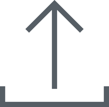 Siyah ve Beyaz Logo Simgesi PNG Biçimini Yükle. Web Sitesi Düğmesi, Mobil Uygulama Arayüzü, Dosya Aktarımı, Belge Paylaşımı, Bulut Depolama ve Veri Yedekleme için Minimalist Düz Tasarımlı Tek Renkli Ok Gönderme İşareti Grafiksel Elemanı