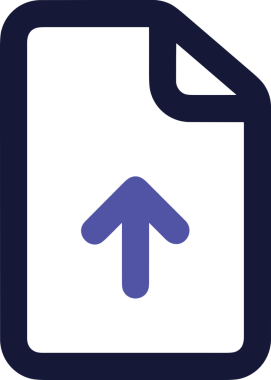 Siyah ve Beyaz Logo Simgesi PNG Biçimini Yükle. Web Sitesi Düğmesi, Mobil Uygulama Arayüzü, Dosya Aktarımı, Belge Paylaşımı, Bulut Depolama ve Veri Yedekleme için Minimalist Düz Tasarımlı Tek Renkli Ok Gönderme İşareti Grafiksel Elemanı