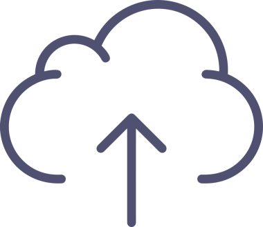 Siyah ve Beyaz Logo Simgesi PNG Biçimini Yükle. Web Sitesi Düğmesi, Mobil Uygulama Arayüzü, Dosya Aktarımı, Belge Paylaşımı, Bulut Depolama ve Veri Yedekleme için Minimalist Düz Tasarımlı Tek Renkli Ok Gönderme İşareti Grafiksel Elemanı