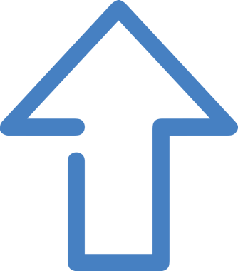 Siyah ve Beyaz Logo Simgesi PNG Biçimini Yükle. Web Sitesi Düğmesi, Mobil Uygulama Arayüzü, Dosya Aktarımı, Belge Paylaşımı, Bulut Depolama ve Veri Yedekleme için Minimalist Düz Tasarımlı Tek Renkli Ok Gönderme İşareti Grafiksel Elemanı