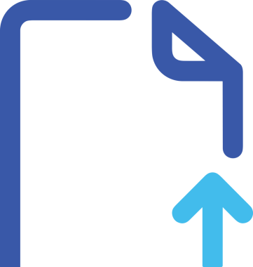 Siyah ve Beyaz Logo Simgesi PNG Biçimini Yükle. Web Sitesi Düğmesi, Mobil Uygulama Arayüzü, Dosya Aktarımı, Belge Paylaşımı, Bulut Depolama ve Veri Yedekleme için Minimalist Düz Tasarımlı Tek Renkli Ok Gönderme İşareti Grafiksel Elemanı