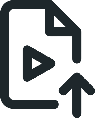 Siyah ve Beyaz Logo Simgesi PNG Biçimini Yükle. Web Sitesi Düğmesi, Mobil Uygulama Arayüzü, Dosya Aktarımı, Belge Paylaşımı, Bulut Depolama ve Veri Yedekleme için Minimalist Düz Tasarımlı Tek Renkli Ok Gönderme İşareti Grafiksel Elemanı