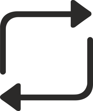 Siyah ve Beyaz Logo Simgesi PNG Biçimini Yükle. Web Sitesi Düğmesi, Mobil Uygulama Arayüzü, Dosya Aktarımı, Belge Paylaşımı, Bulut Depolama ve Veri Yedekleme için Minimalist Düz Tasarımlı Tek Renkli Ok Gönderme İşareti Grafiksel Elemanı