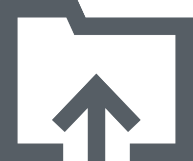 Siyah ve Beyaz Logo Simgesi PNG Biçimini Yükle. Web Sitesi Düğmesi, Mobil Uygulama Arayüzü, Dosya Aktarımı, Belge Paylaşımı, Bulut Depolama ve Veri Yedekleme için Minimalist Düz Tasarımlı Tek Renkli Ok Gönderme İşareti Grafiksel Elemanı