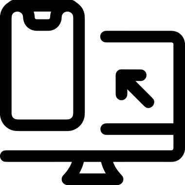 Siyah ve Beyaz Logo Simgesi PNG Biçimini Yükle. Web Sitesi Düğmesi, Mobil Uygulama Arayüzü, Dosya Aktarımı, Belge Paylaşımı, Bulut Depolama ve Veri Yedekleme için Minimalist Düz Tasarımlı Tek Renkli Ok Gönderme İşareti Grafiksel Elemanı