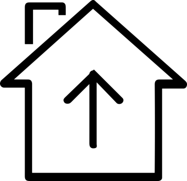 Siyah ve Beyaz Logo Simgesi PNG Biçimini Yükle. Web Sitesi Düğmesi, Mobil Uygulama Arayüzü, Dosya Aktarımı, Belge Paylaşımı, Bulut Depolama ve Veri Yedekleme için Minimalist Düz Tasarımlı Tek Renkli Ok Gönderme İşareti Grafiksel Elemanı