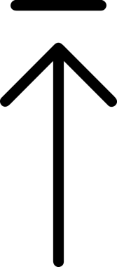 Siyah ve Beyaz Logo Simgesi PNG Biçimini Yükle. Web Sitesi Düğmesi, Mobil Uygulama Arayüzü, Dosya Aktarımı, Belge Paylaşımı, Bulut Depolama ve Veri Yedekleme için Minimalist Düz Tasarımlı Tek Renkli Ok Gönderme İşareti Grafiksel Elemanı