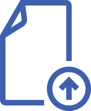 Siyah ve Beyaz Logo Simgesi PNG Biçimini Yükle. Web Sitesi Düğmesi, Mobil Uygulama Arayüzü, Dosya Aktarımı, Belge Paylaşımı, Bulut Depolama ve Veri Yedekleme için Minimalist Düz Tasarımlı Tek Renkli Ok Gönderme İşareti Grafiksel Elemanı