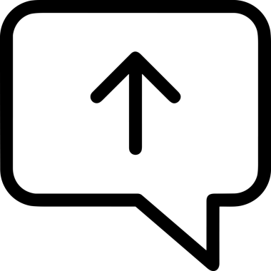 Siyah ve Beyaz Logo Simgesi PNG Biçimini Yükle. Web Sitesi Düğmesi, Mobil Uygulama Arayüzü, Dosya Aktarımı, Belge Paylaşımı, Bulut Depolama ve Veri Yedekleme için Minimalist Düz Tasarımlı Tek Renkli Ok Gönderme İşareti Grafiksel Elemanı