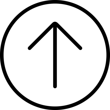 Siyah ve Beyaz Logo Simgesi PNG Biçimini Yükle. Web Sitesi Düğmesi, Mobil Uygulama Arayüzü, Dosya Aktarımı, Belge Paylaşımı, Bulut Depolama ve Veri Yedekleme için Minimalist Düz Tasarımlı Tek Renkli Ok Gönderme İşareti Grafiksel Elemanı