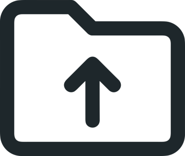 Siyah ve Beyaz Logo Simgesi PNG Biçimini Yükle. Web Sitesi Düğmesi, Mobil Uygulama Arayüzü, Dosya Aktarımı, Belge Paylaşımı, Bulut Depolama ve Veri Yedekleme için Minimalist Düz Tasarımlı Tek Renkli Ok Gönderme İşareti Grafiksel Elemanı