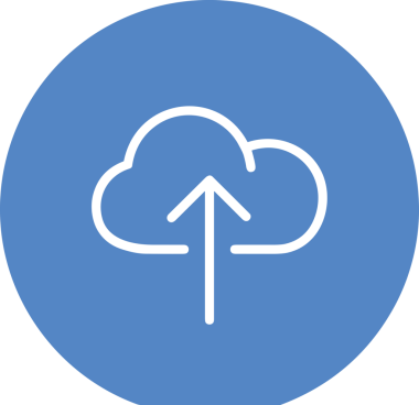 Siyah ve Beyaz Logo Simgesi PNG Biçimini Yükle. Web Sitesi Düğmesi, Mobil Uygulama Arayüzü, Dosya Aktarımı, Belge Paylaşımı, Bulut Depolama ve Veri Yedekleme için Minimalist Düz Tasarımlı Tek Renkli Ok Gönderme İşareti Grafiksel Elemanı