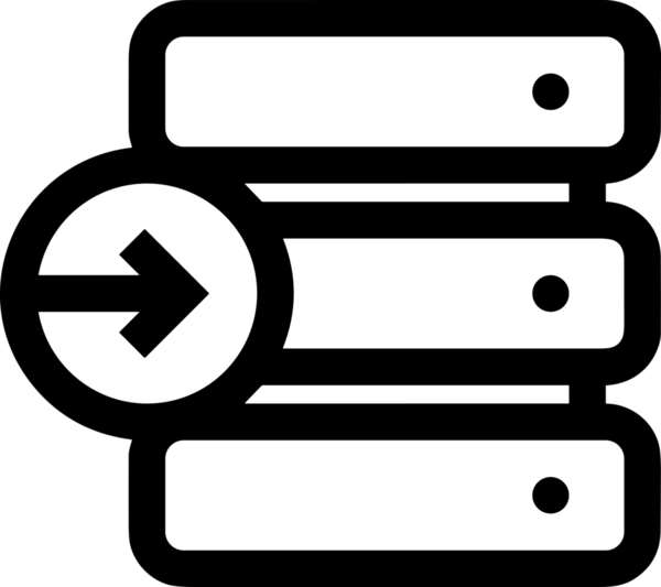 Siyah ve Beyaz Logo Simgesi PNG Biçimini Yükle. Web Sitesi Düğmesi, Mobil Uygulama Arayüzü, Dosya Aktarımı, Belge Paylaşımı, Bulut Depolama ve Veri Yedekleme için Minimalist Düz Tasarımlı Tek Renkli Ok Gönderme İşareti Grafiksel Elemanı
