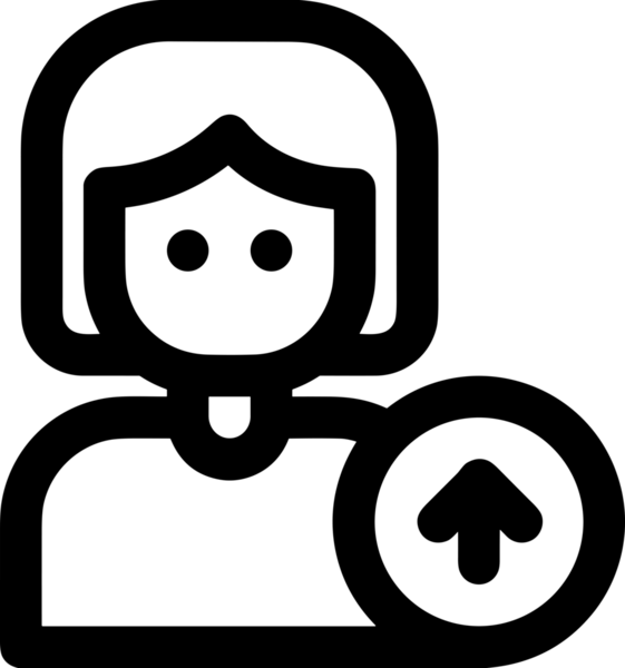 Siyah ve Beyaz Logo Simgesi PNG Biçimini Yükle. Web Sitesi Düğmesi, Mobil Uygulama Arayüzü, Dosya Aktarımı, Belge Paylaşımı, Bulut Depolama ve Veri Yedekleme için Minimalist Düz Tasarımlı Tek Renkli Ok Gönderme İşareti Grafiksel Elemanı