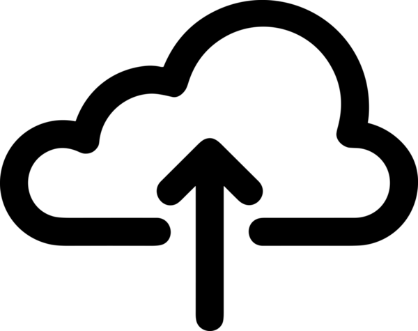 Siyah ve Beyaz Logo Simgesi PNG Biçimini Yükle. Web Sitesi Düğmesi, Mobil Uygulama Arayüzü, Dosya Aktarımı, Belge Paylaşımı, Bulut Depolama ve Veri Yedekleme için Minimalist Düz Tasarımlı Tek Renkli Ok Gönderme İşareti Grafiksel Elemanı