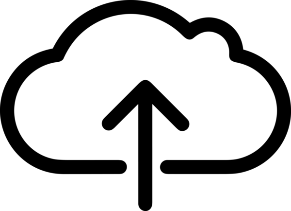 Siyah ve Beyaz Logo Simgesi PNG Biçimini Yükle. Web Sitesi Düğmesi, Mobil Uygulama Arayüzü, Dosya Aktarımı, Belge Paylaşımı, Bulut Depolama ve Veri Yedekleme için Minimalist Düz Tasarımlı Tek Renkli Ok Gönderme İşareti Grafiksel Elemanı