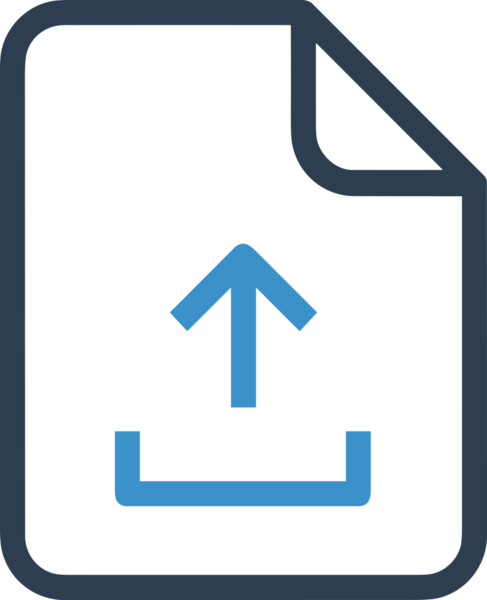 Siyah ve Beyaz Logo Simgesi PNG Biçimini Yükle. Web Sitesi Düğmesi, Mobil Uygulama Arayüzü, Dosya Aktarımı, Belge Paylaşımı, Bulut Depolama ve Veri Yedekleme için Minimalist Düz Tasarımlı Tek Renkli Ok Gönderme İşareti Grafiksel Elemanı