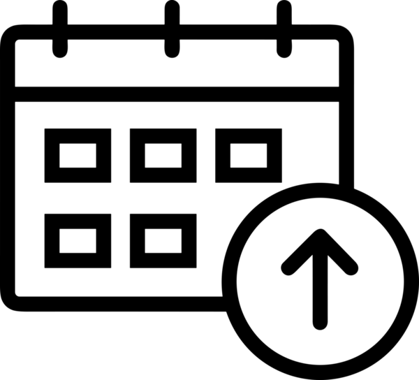 Siyah ve Beyaz Logo Simgesi PNG Biçimini Yükle. Web Sitesi Düğmesi, Mobil Uygulama Arayüzü, Dosya Aktarımı, Belge Paylaşımı, Bulut Depolama ve Veri Yedekleme için Minimalist Düz Tasarımlı Tek Renkli Ok Gönderme İşareti Grafiksel Elemanı