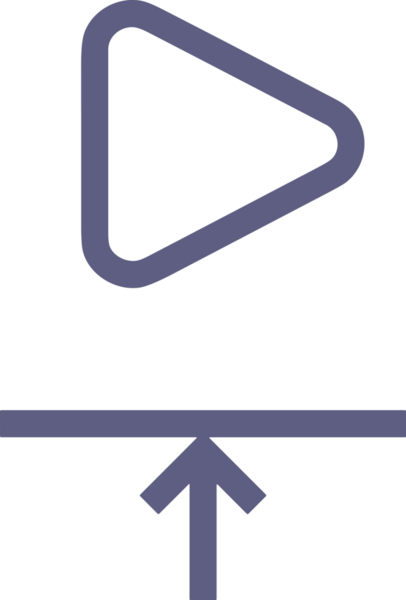 Siyah ve Beyaz Logo Simgesi PNG Biçimini Yükle. Web Sitesi Düğmesi, Mobil Uygulama Arayüzü, Dosya Aktarımı, Belge Paylaşımı, Bulut Depolama ve Veri Yedekleme için Minimalist Düz Tasarımlı Tek Renkli Ok Gönderme İşareti Grafiksel Elemanı