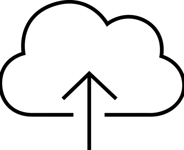 Siyah ve Beyaz Logo Simgesi PNG Biçimini Yükle. Web Sitesi Düğmesi, Mobil Uygulama Arayüzü, Dosya Aktarımı, Belge Paylaşımı, Bulut Depolama ve Veri Yedekleme için Minimalist Düz Tasarımlı Tek Renkli Ok Gönderme İşareti Grafiksel Elemanı