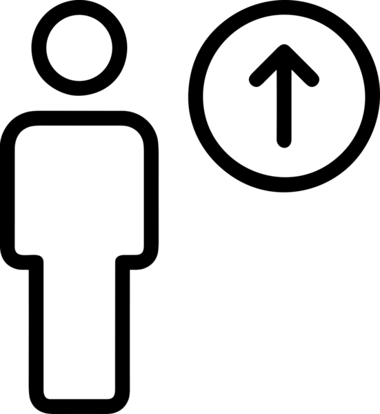Siyah ve Beyaz Logo Simgesi PNG Biçimini Yükle. Web Sitesi Düğmesi, Mobil Uygulama Arayüzü, Dosya Aktarımı, Belge Paylaşımı, Bulut Depolama ve Veri Yedekleme için Minimalist Düz Tasarımlı Tek Renkli Ok Gönderme İşareti Grafiksel Elemanı