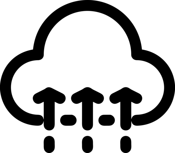 Siyah ve Beyaz Logo Simgesi PNG Biçimini Yükle. Web Sitesi Düğmesi, Mobil Uygulama Arayüzü, Dosya Aktarımı, Belge Paylaşımı, Bulut Depolama ve Veri Yedekleme için Minimalist Düz Tasarımlı Tek Renkli Ok Gönderme İşareti Grafiksel Elemanı