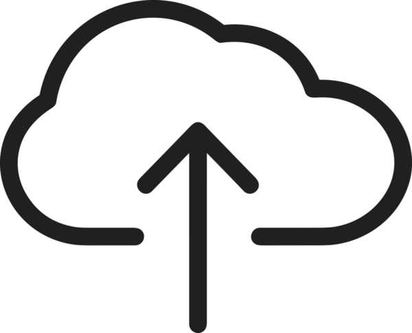 Siyah ve Beyaz Logo Simgesi PNG Biçimini Yükle. Web Sitesi Düğmesi, Mobil Uygulama Arayüzü, Dosya Aktarımı, Belge Paylaşımı, Bulut Depolama ve Veri Yedekleme için Minimalist Düz Tasarımlı Tek Renkli Ok Gönderme İşareti Grafiksel Elemanı