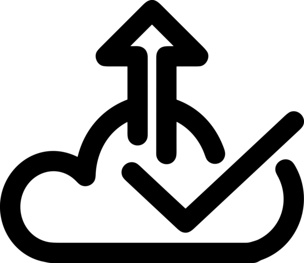 Siyah ve Beyaz Logo Simgesi PNG Biçimini Yükle. Web Sitesi Düğmesi, Mobil Uygulama Arayüzü, Dosya Aktarımı, Belge Paylaşımı, Bulut Depolama ve Veri Yedekleme için Minimalist Düz Tasarımlı Tek Renkli Ok Gönderme İşareti Grafiksel Elemanı