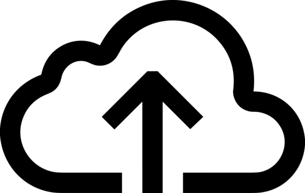 Siyah ve Beyaz Logo Simgesi PNG Biçimini Yükle. Web Sitesi Düğmesi, Mobil Uygulama Arayüzü, Dosya Aktarımı, Belge Paylaşımı, Bulut Depolama ve Veri Yedekleme için Minimalist Düz Tasarımlı Tek Renkli Ok Gönderme İşareti Grafiksel Elemanı