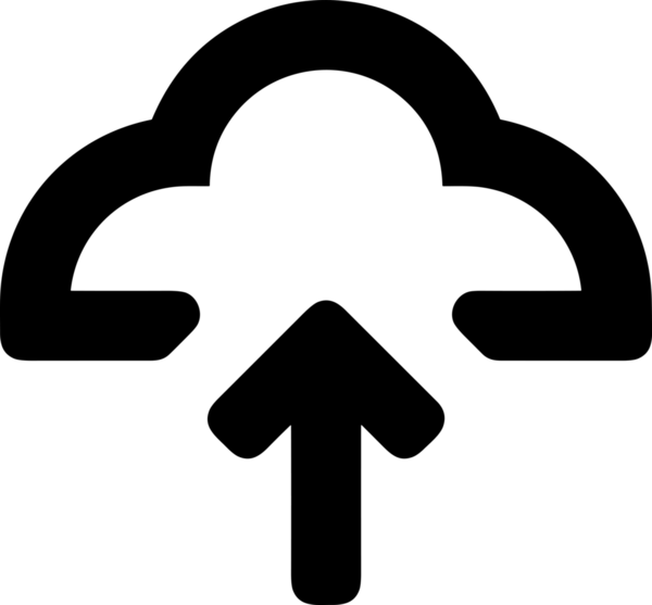 Siyah ve Beyaz Logo Simgesi PNG Biçimini Yükle. Web Sitesi Düğmesi, Mobil Uygulama Arayüzü, Dosya Aktarımı, Belge Paylaşımı, Bulut Depolama ve Veri Yedekleme için Minimalist Düz Tasarımlı Tek Renkli Ok Gönderme İşareti Grafiksel Elemanı