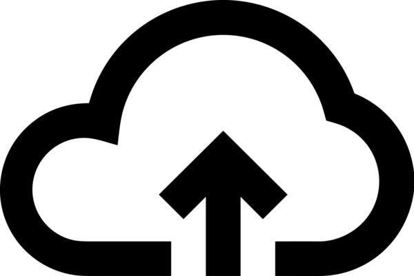 Siyah ve Beyaz Logo Simgesi PNG Biçimini Yükle. Web Sitesi Düğmesi, Mobil Uygulama Arayüzü, Dosya Aktarımı, Belge Paylaşımı, Bulut Depolama ve Veri Yedekleme için Minimalist Düz Tasarımlı Tek Renkli Ok Gönderme İşareti Grafiksel Elemanı