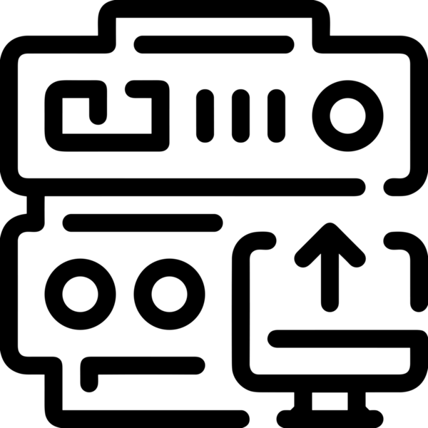 Siyah ve Beyaz Logo Simgesi PNG Biçimini Yükle. Web Sitesi Düğmesi, Mobil Uygulama Arayüzü, Dosya Aktarımı, Belge Paylaşımı, Bulut Depolama ve Veri Yedekleme için Minimalist Düz Tasarımlı Tek Renkli Ok Gönderme İşareti Grafiksel Elemanı