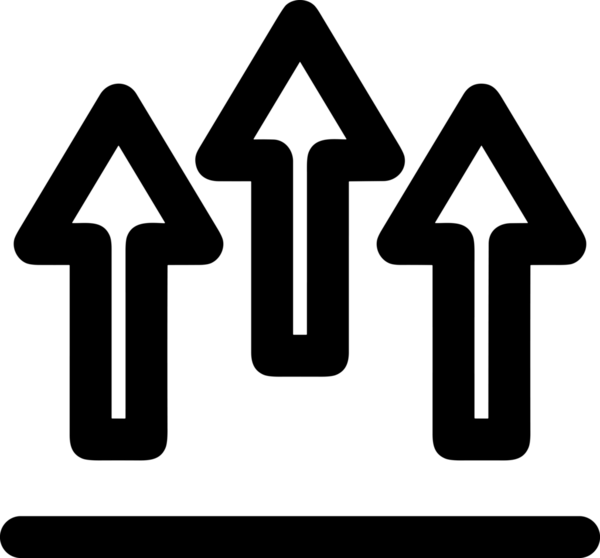 Siyah ve Beyaz Logo Simgesi PNG Biçimini Yükle. Web Sitesi Düğmesi, Mobil Uygulama Arayüzü, Dosya Aktarımı, Belge Paylaşımı, Bulut Depolama ve Veri Yedekleme için Minimalist Düz Tasarımlı Tek Renkli Ok Gönderme İşareti Grafiksel Elemanı