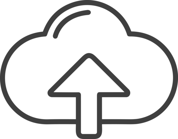 Siyah ve Beyaz Logo Simgesi PNG Biçimini Yükle. Web Sitesi Düğmesi, Mobil Uygulama Arayüzü, Dosya Aktarımı, Belge Paylaşımı, Bulut Depolama ve Veri Yedekleme için Minimalist Düz Tasarımlı Tek Renkli Ok Gönderme İşareti Grafiksel Elemanı