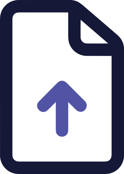 Siyah ve Beyaz Logo Simgesi PNG Biçimini Yükle. Web Sitesi Düğmesi, Mobil Uygulama Arayüzü, Dosya Aktarımı, Belge Paylaşımı, Bulut Depolama ve Veri Yedekleme için Minimalist Düz Tasarımlı Tek Renkli Ok Gönderme İşareti Grafiksel Elemanı