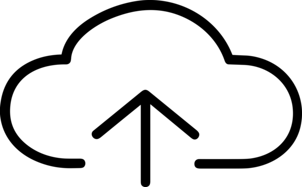 Siyah ve Beyaz Logo Simgesi PNG Biçimini Yükle. Web Sitesi Düğmesi, Mobil Uygulama Arayüzü, Dosya Aktarımı, Belge Paylaşımı, Bulut Depolama ve Veri Yedekleme için Minimalist Düz Tasarımlı Tek Renkli Ok Gönderme İşareti Grafiksel Elemanı