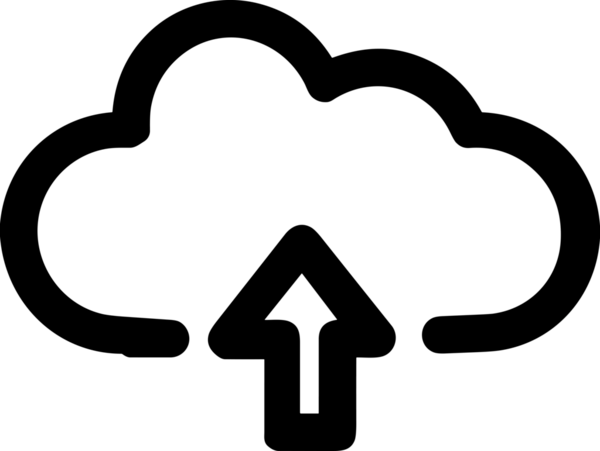 Siyah ve Beyaz Logo Simgesi PNG Biçimini Yükle. Web Sitesi Düğmesi, Mobil Uygulama Arayüzü, Dosya Aktarımı, Belge Paylaşımı, Bulut Depolama ve Veri Yedekleme için Minimalist Düz Tasarımlı Tek Renkli Ok Gönderme İşareti Grafiksel Elemanı